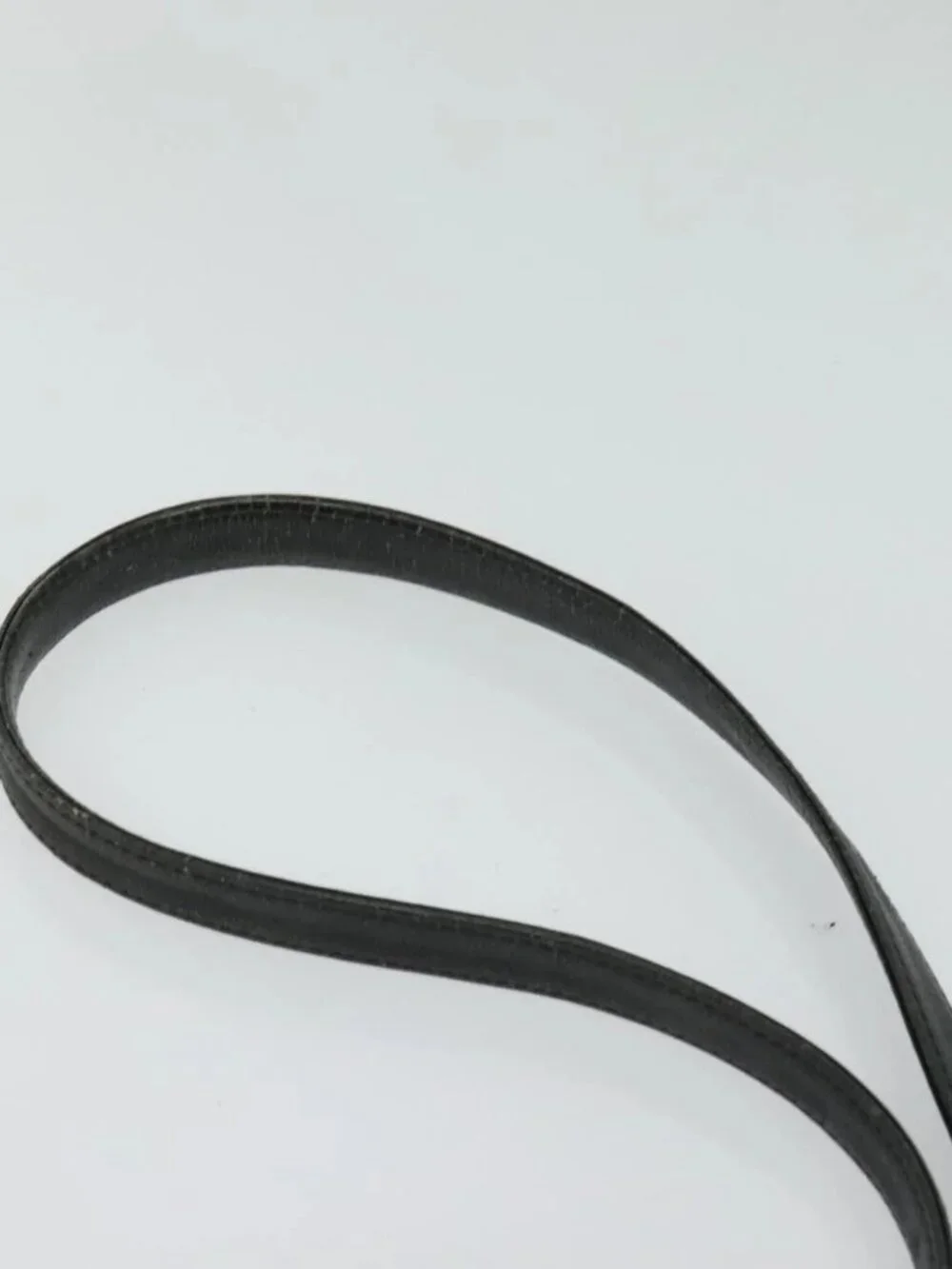 Christian Dior Trotter Canvas Shoulder Bag Navy Gold Auth 122509 - Picture 9 of 16